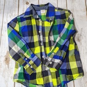 Gymboree plaid shirt